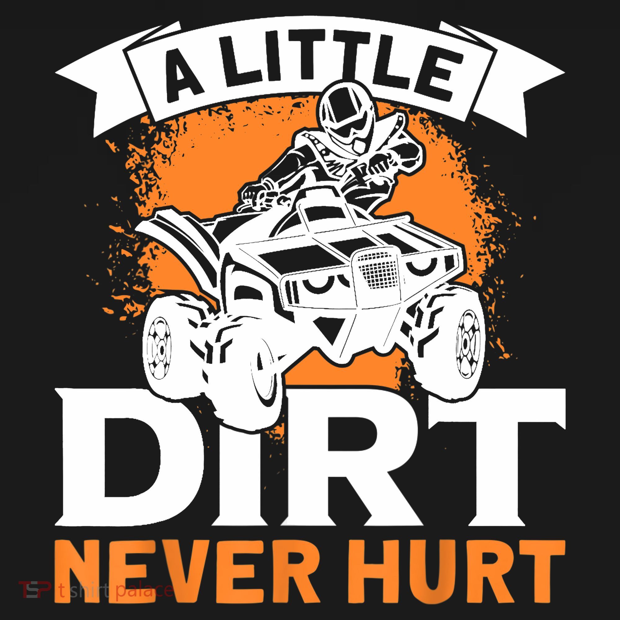 A Little Dirt Never Hurt - Funny ATV Quad 4 Wheeler MX Baby Bodysuit