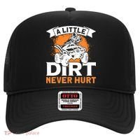 A Little Dirt Never Hurt - Funny ATV Quad 4 Wheeler MX Hat thumb 0
