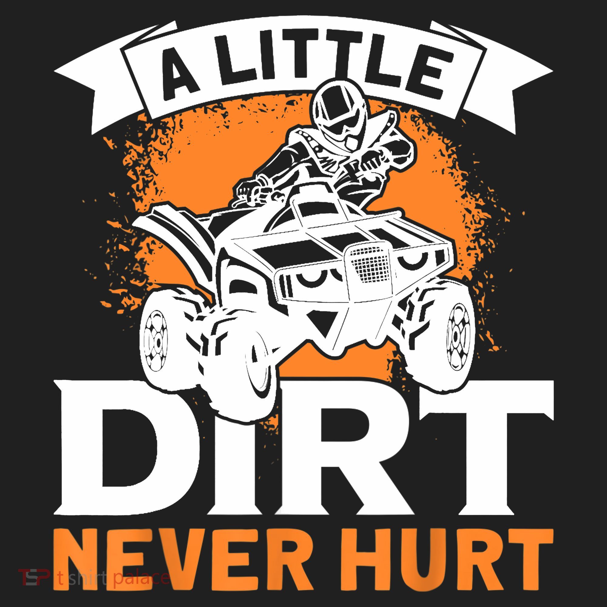 A Little Dirt Never Hurt - Funny ATV Quad 4 Wheeler MX Hat