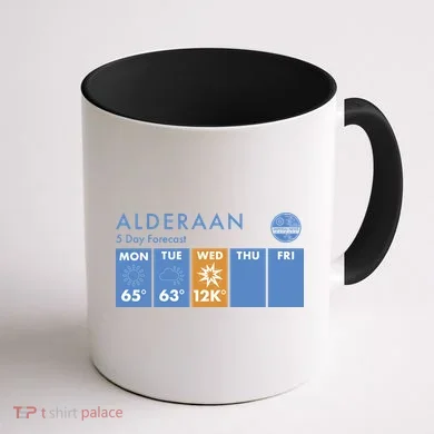Alderaan 5 Day Forecast  Coffee Mug back
