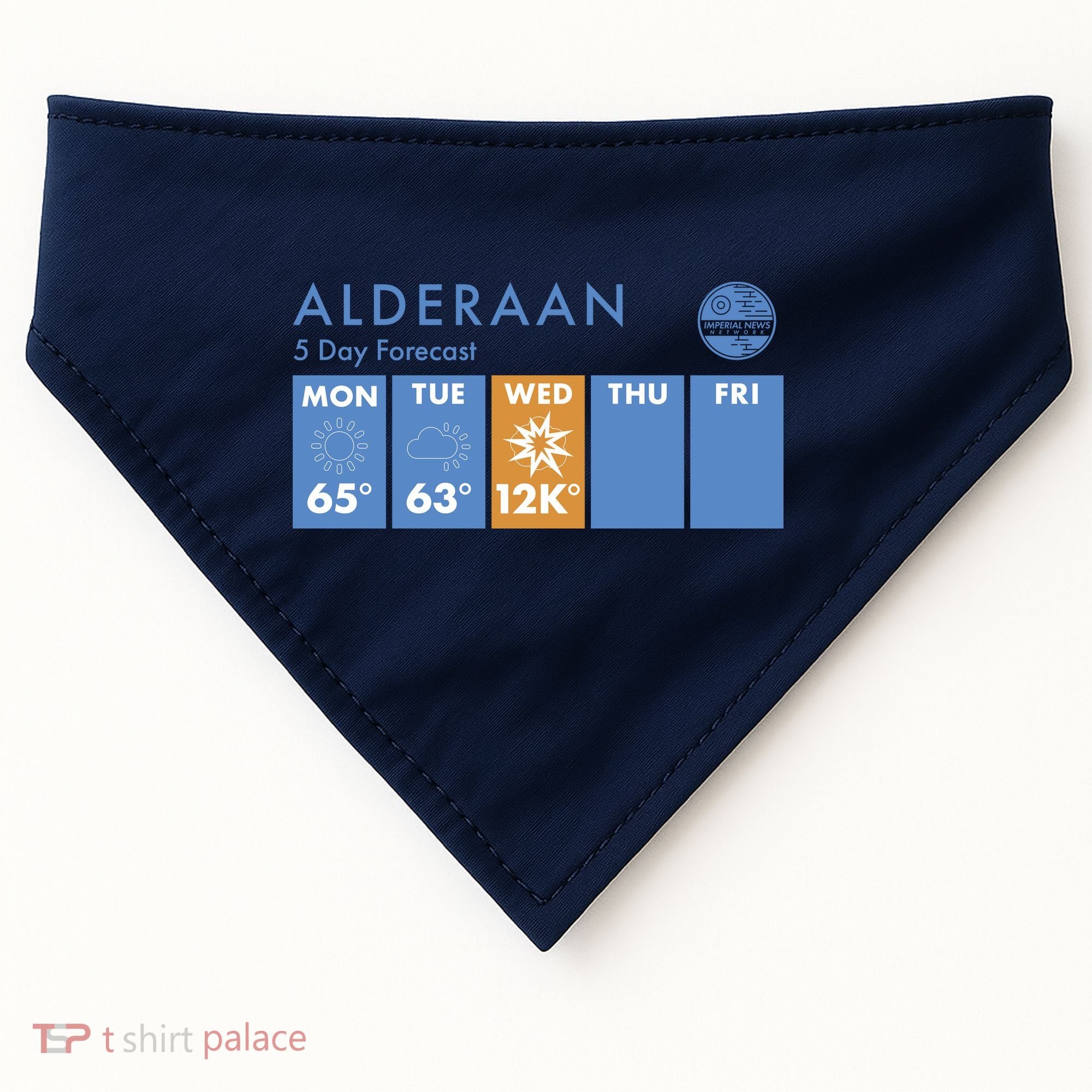 Alderaan 5 Day Forecast  USA-Made Doggie Bandana