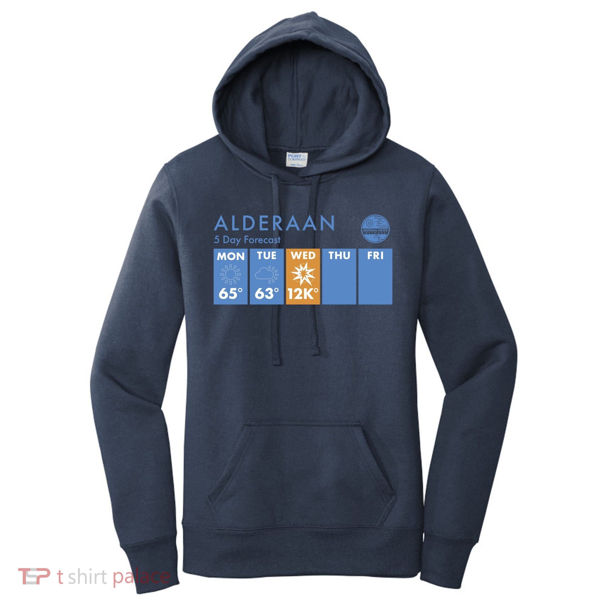 Alderaan 5 Day Forecast  Women's Hoodie