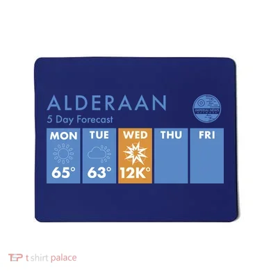 Alderaan 5 Day Forecast  Mousepad
