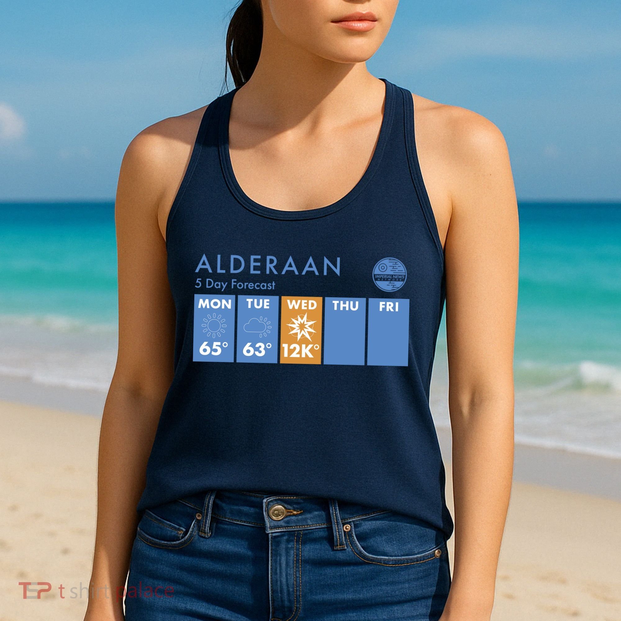 Alderaan 5 Day Forecast  Women's Tank Top