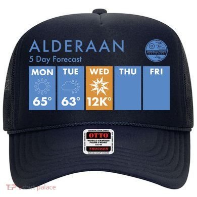 Alderaan 5 Day Forecast  Hat