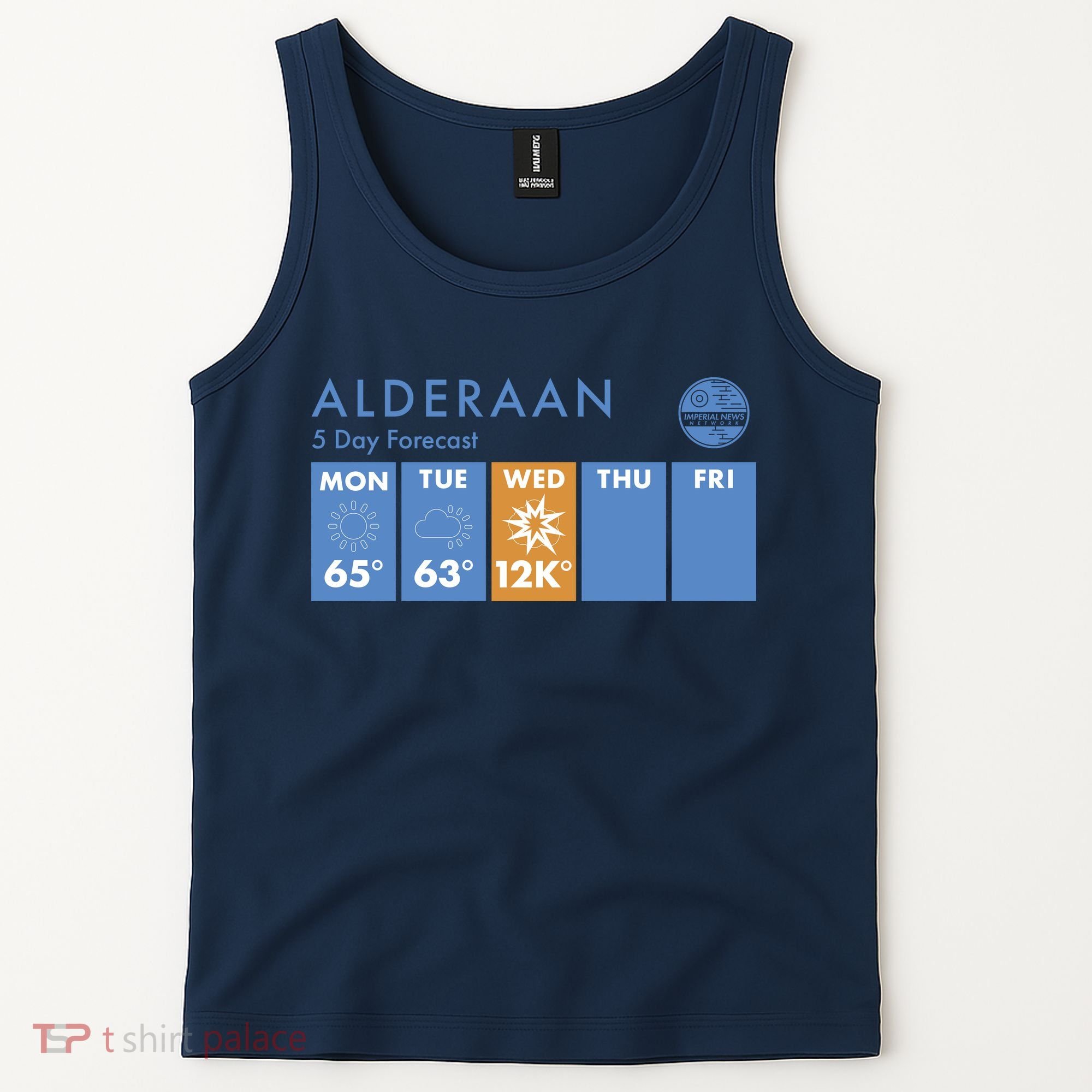 Alderaan 5 Day Forecast  Tank Top
