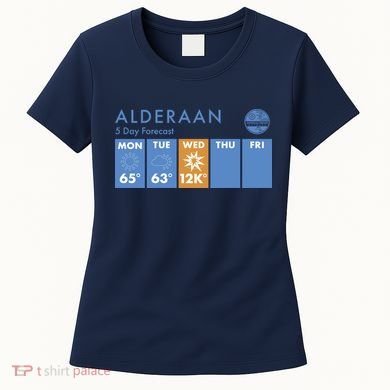 Alderaan 5 Day Forecast  Women's T-Shirt