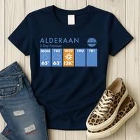 Alderaan 5 Day Forecast  Women's T-Shirt thumb 3