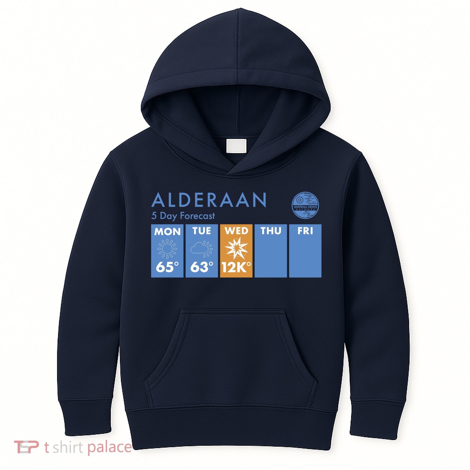 Alderaan 5 Day Forecast  Kids Hoodie