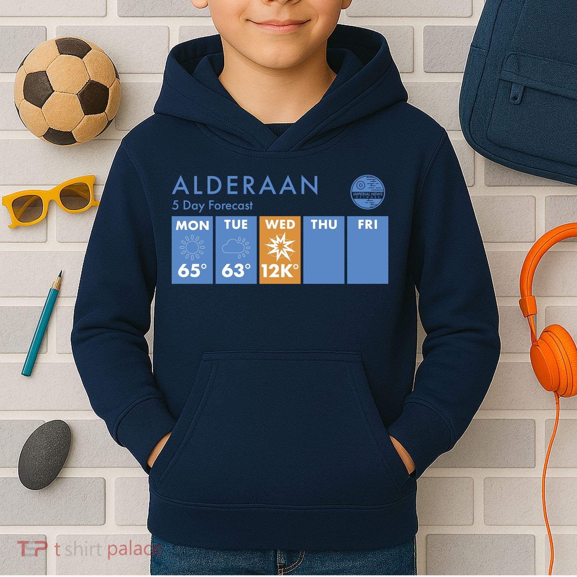 Alderaan 5 Day Forecast  Kids Hoodie
