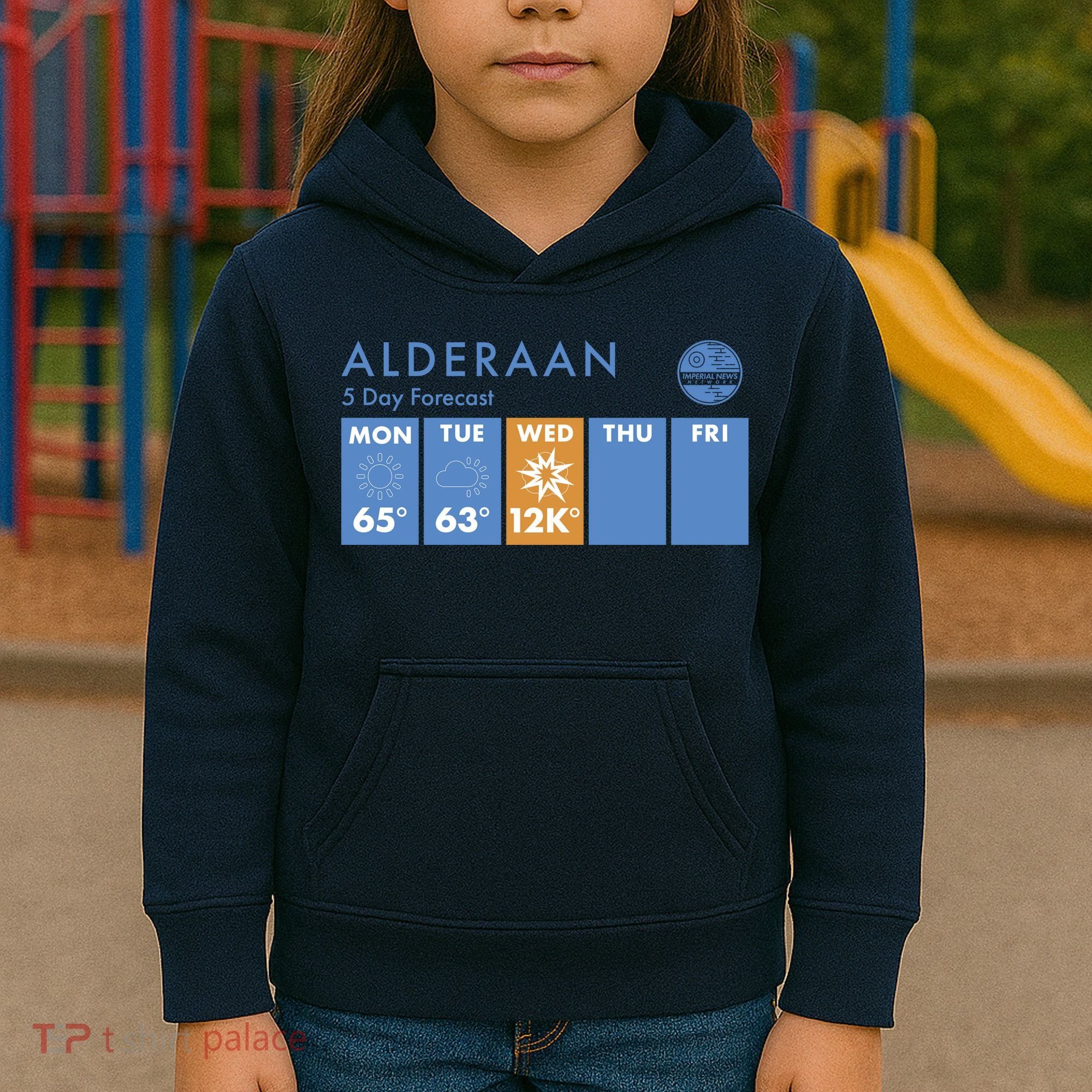 Alderaan 5 Day Forecast  Kids Hoodie