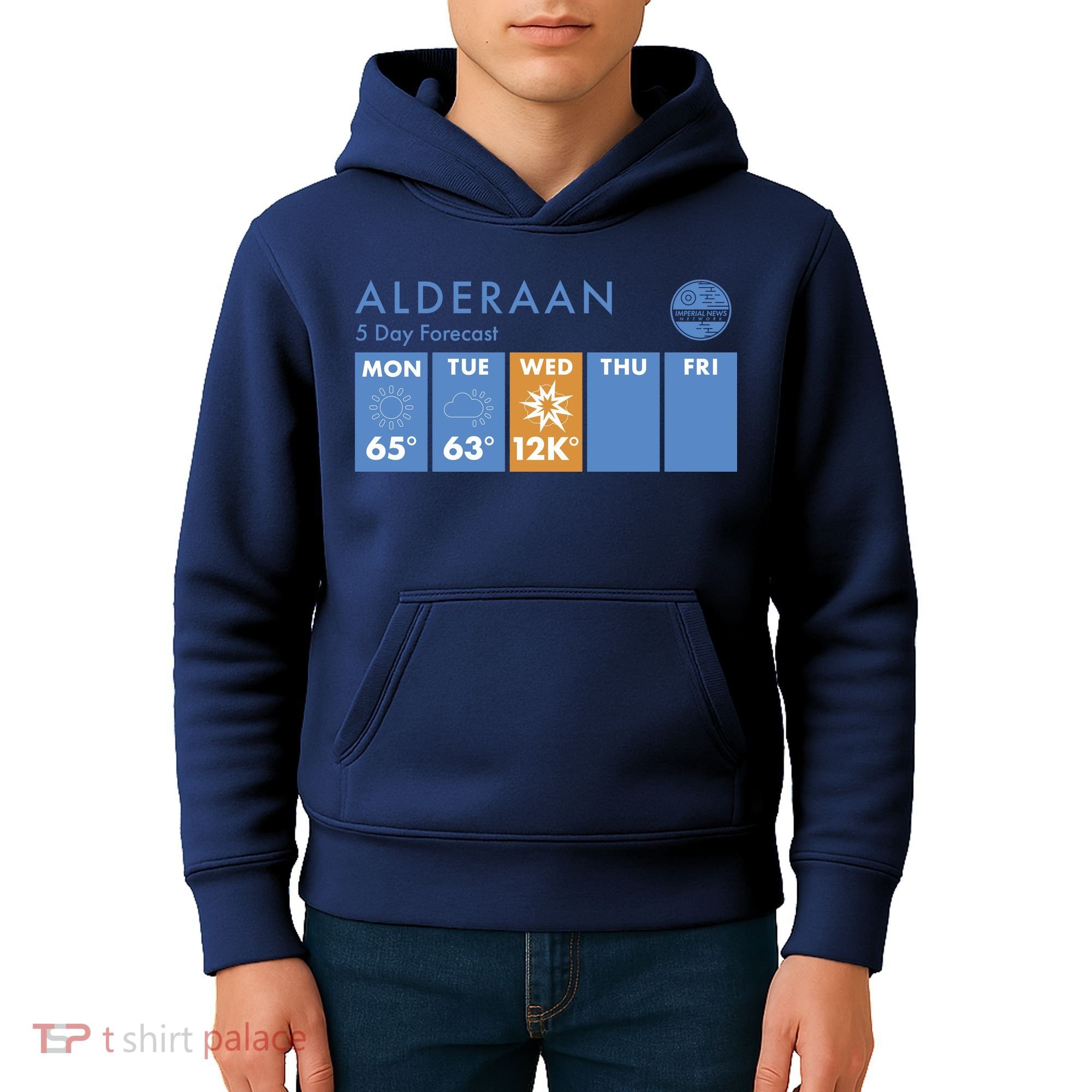 Alderaan 5 Day Forecast  Kids Hoodie