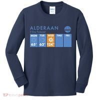 Alderaan 5 Day Forecast  Kids Long Sleeve Shirt thumb 0