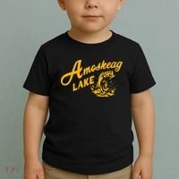 Amoskeag Lake Essential  Fishing Toddler T-Shirt thumb 2