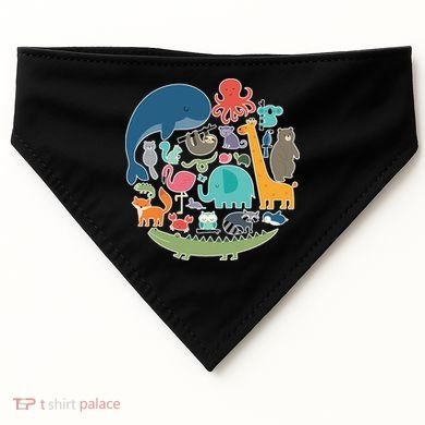 Animal Lover Earth USA-Made Doggie Bandana