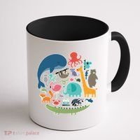 Animal Lover Earth Coffee Mug thumb 1