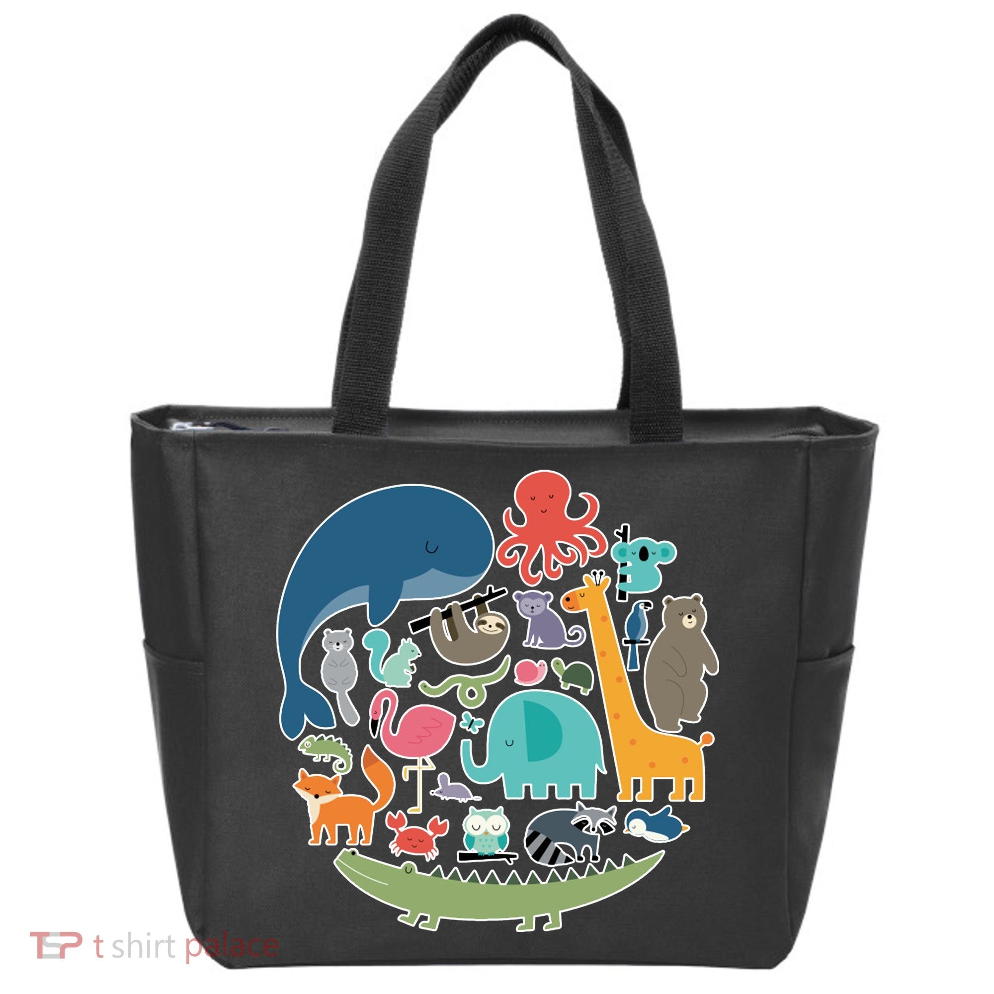 Animal Lover Earth Tote Bag