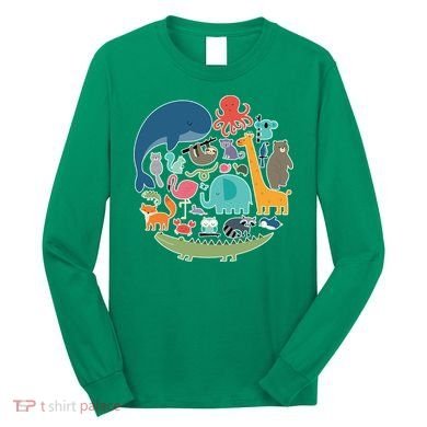 Animal Lover Earth Long Sleeve Shirt