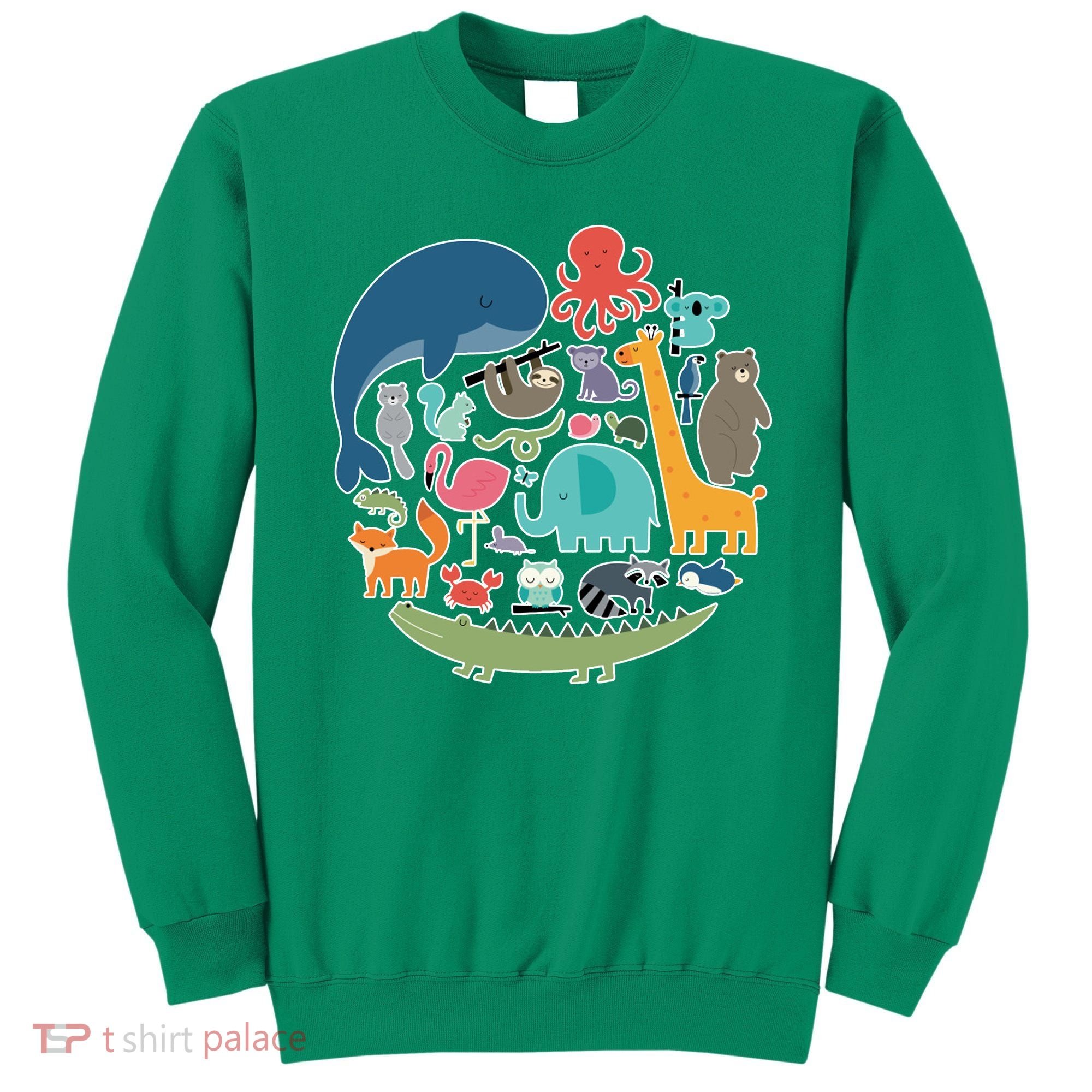 Animal Lover Earth Sweatshirt