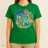 Animal Lover Earth T-Shirt thumb 4