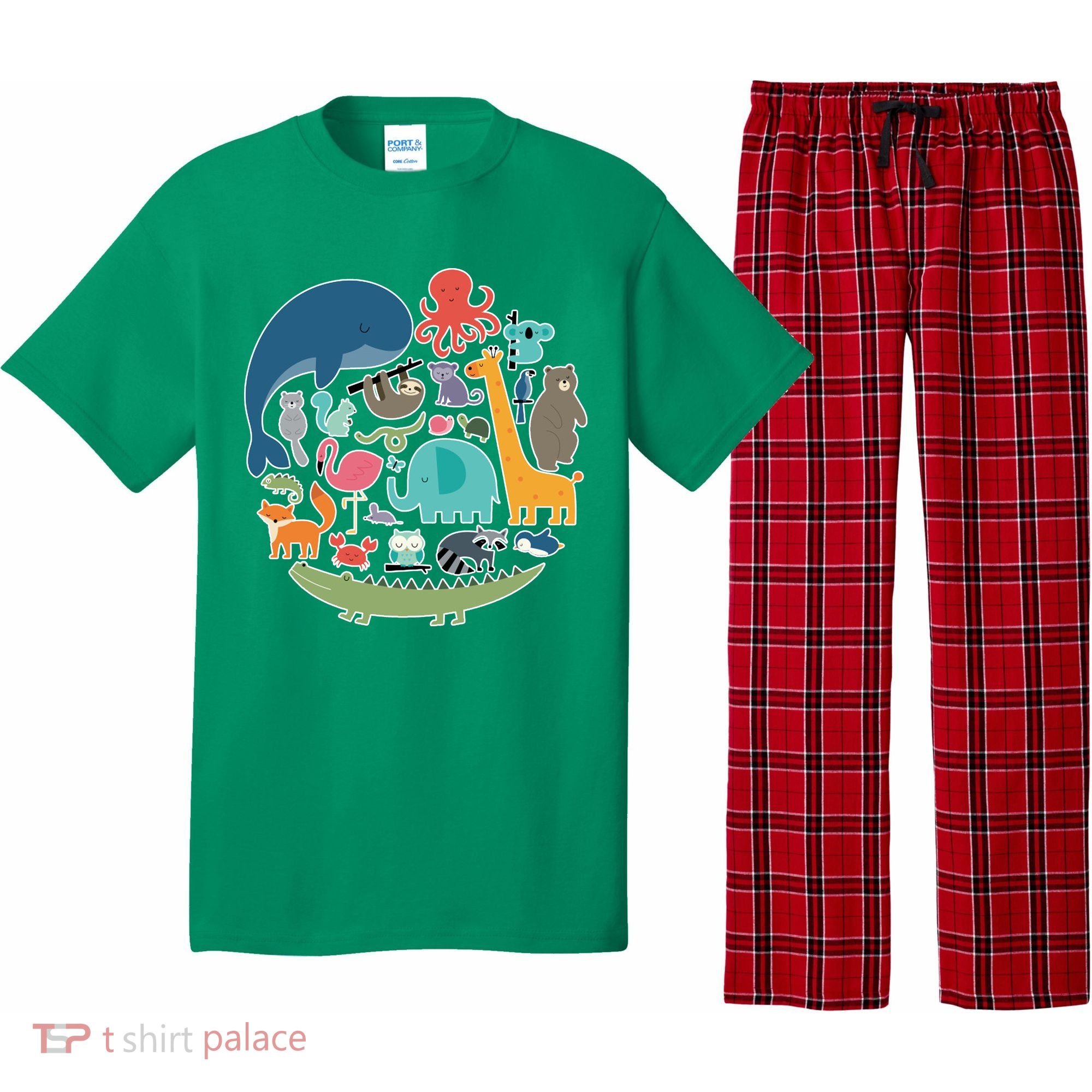 Animal Lover Earth Pajama Set