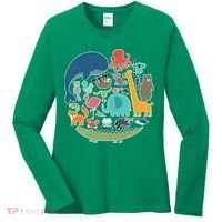Animal Lover Earth Women's Long Sleeve Shirt thumb 0