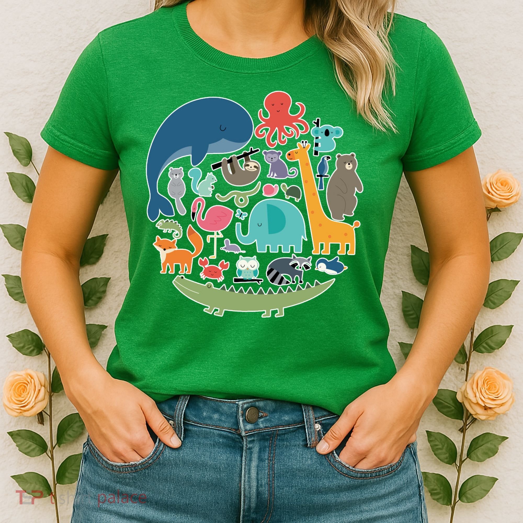 Animal Lover Earth Women's T-Shirt
