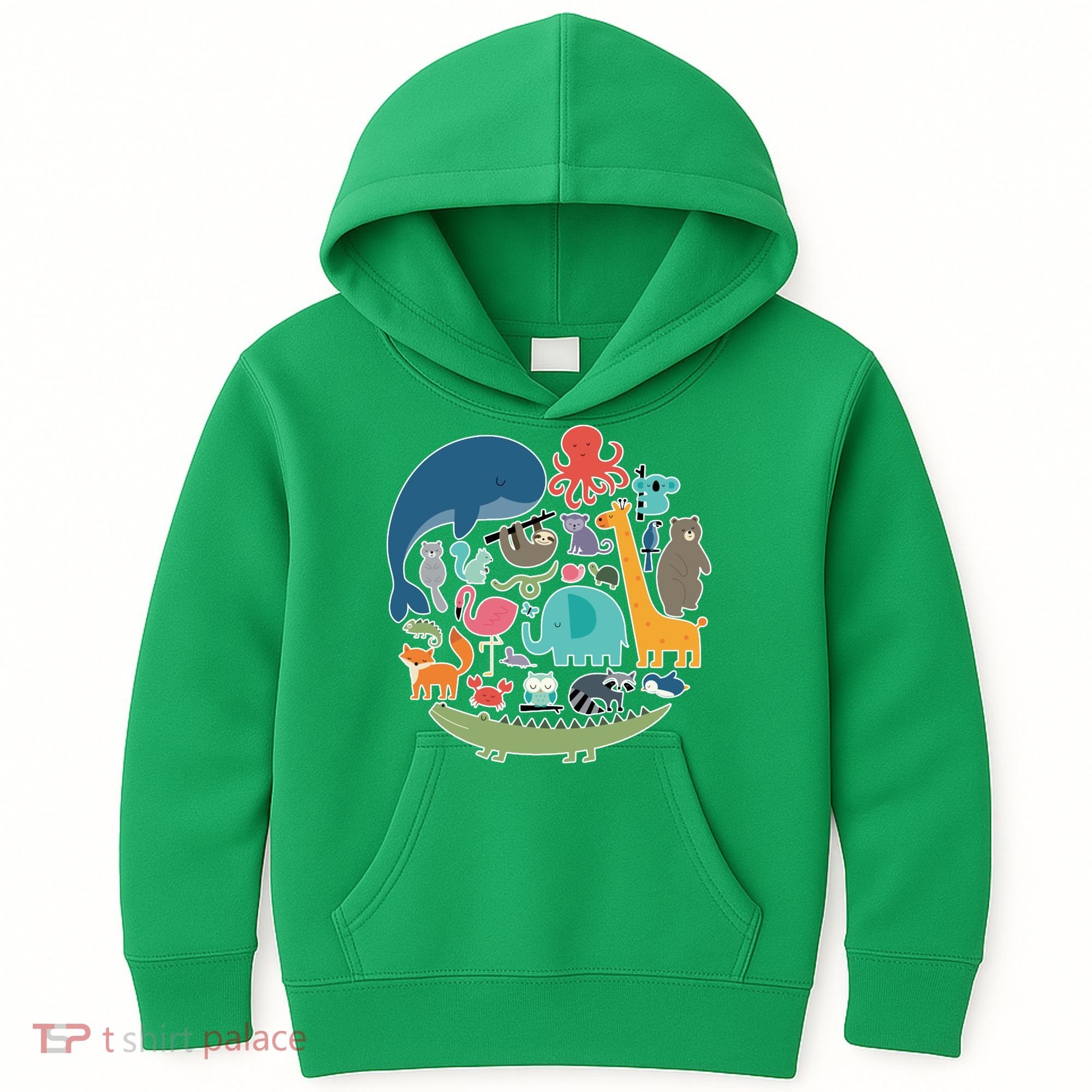 Animal Lover Earth Kids Hoodie