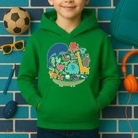 Animal Lover Earth Kids Hoodie thumb 2