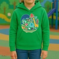 Animal Lover Earth Kids Hoodie thumb 3