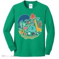 Animal Lover Earth Kids Long Sleeve Shirt thumb 0