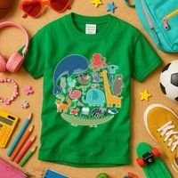 Animal Lover Earth Kids T-Shirt thumb 3
