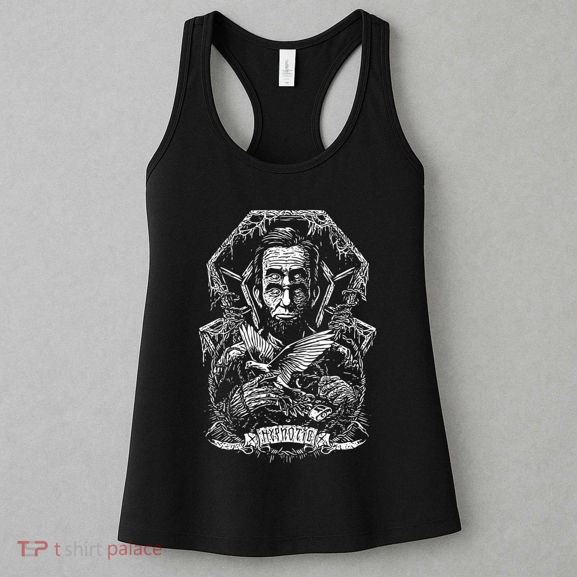 Abraham Lincoln Eye Twisting Portrait Women's Tank Top