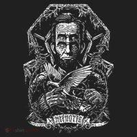 Abraham Lincoln Eye Twisting Portrait Golf Towel thumb 3