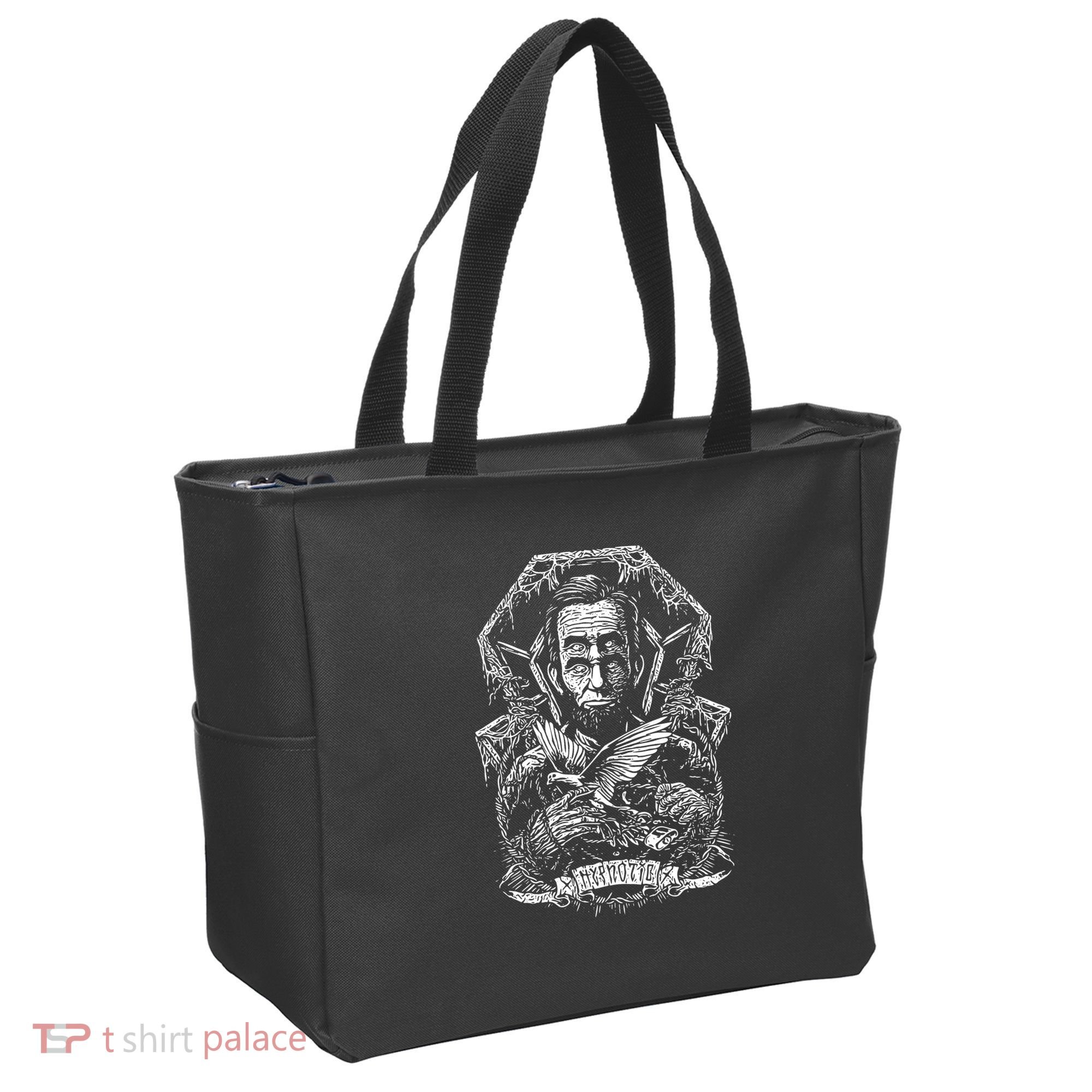 Abraham Lincoln Eye Twisting Portrait Tote Bag