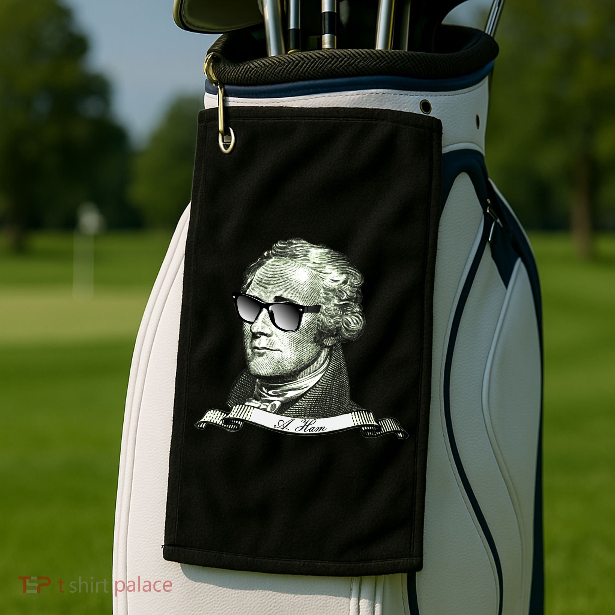 Alexander Hamilton A. Ham Sunglasses USA Golf Towel