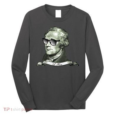 Alexander Hamilton A. Ham Sunglasses USA Long Sleeve Shirt