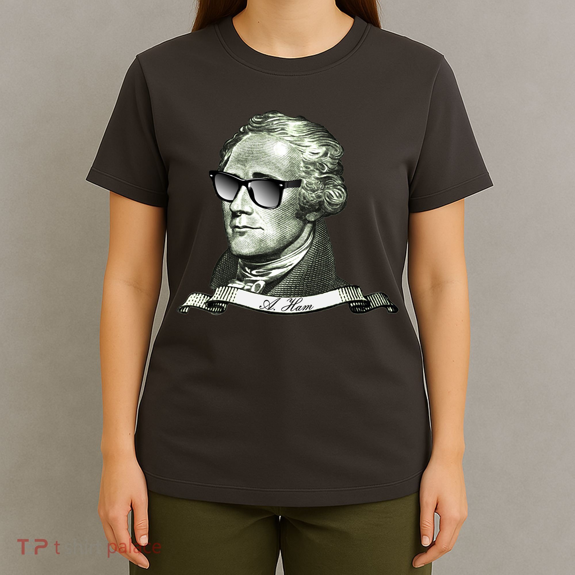 Alexander Hamilton A. Ham Sunglasses USA T-Shirt