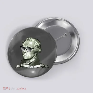 Alexander Hamilton A. Ham Sunglasses USA Button