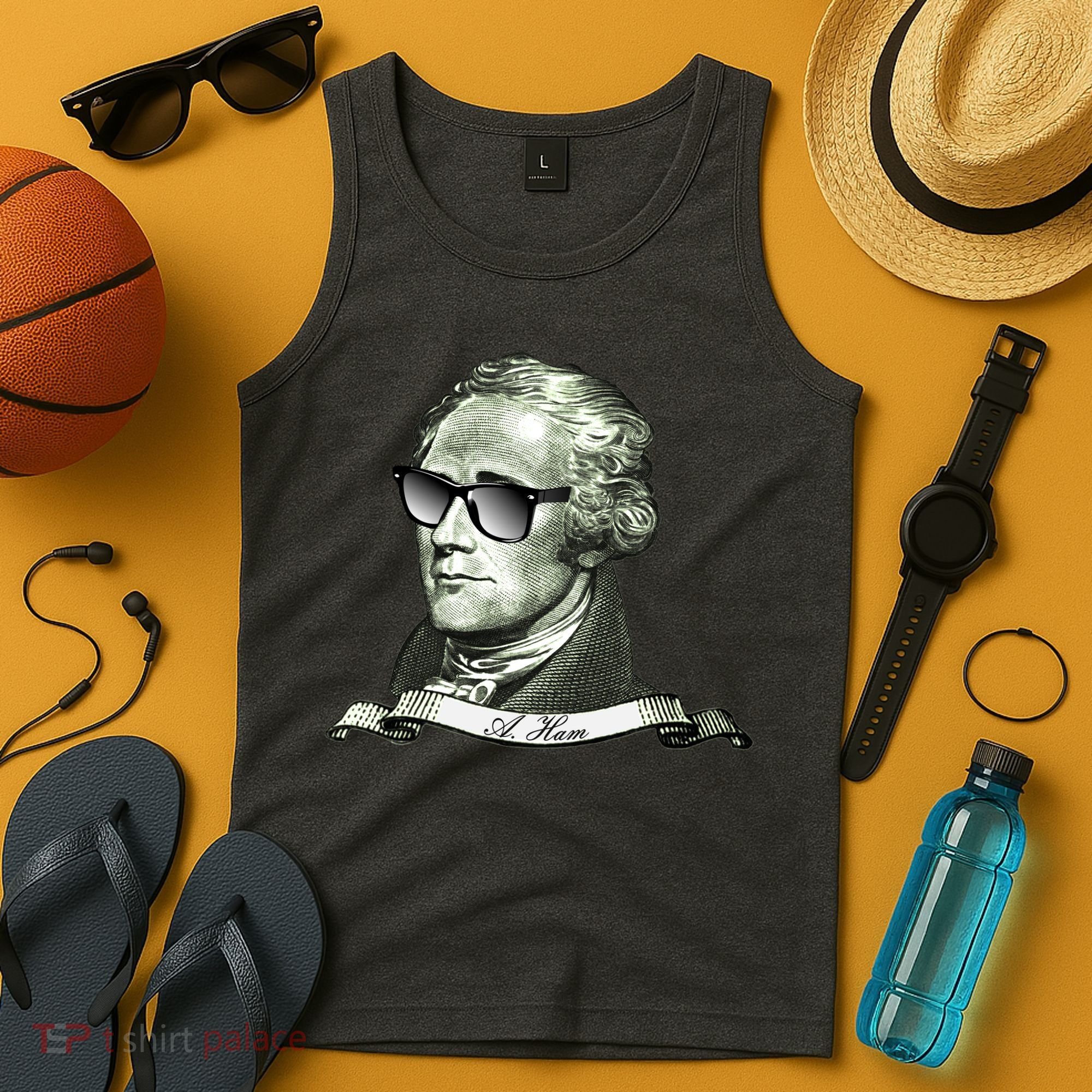Alexander Hamilton A. Ham Sunglasses USA Tank Top