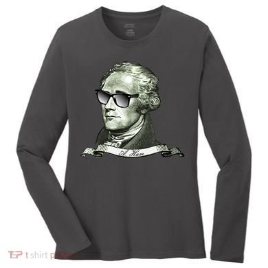 Alexander Hamilton A. Ham Sunglasses USA Women's Long Sleeve Shirt