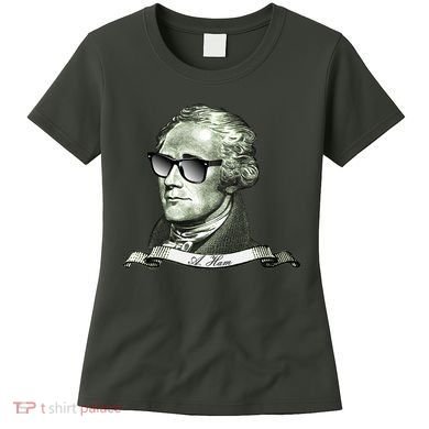 Alexander Hamilton A. Ham Sunglasses USA Women's T-Shirt