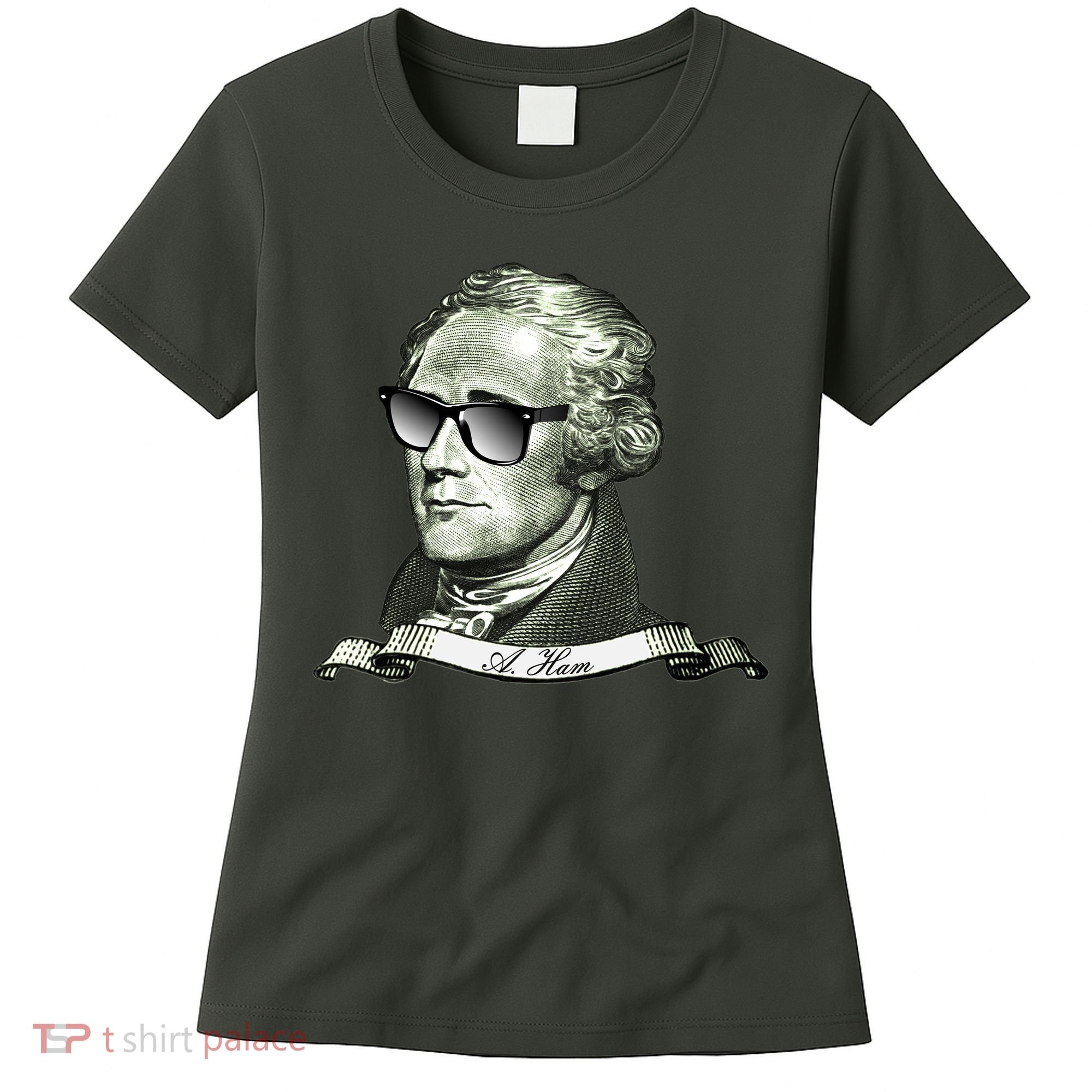 Alexander Hamilton A. Ham Sunglasses USA Women's T-Shirt