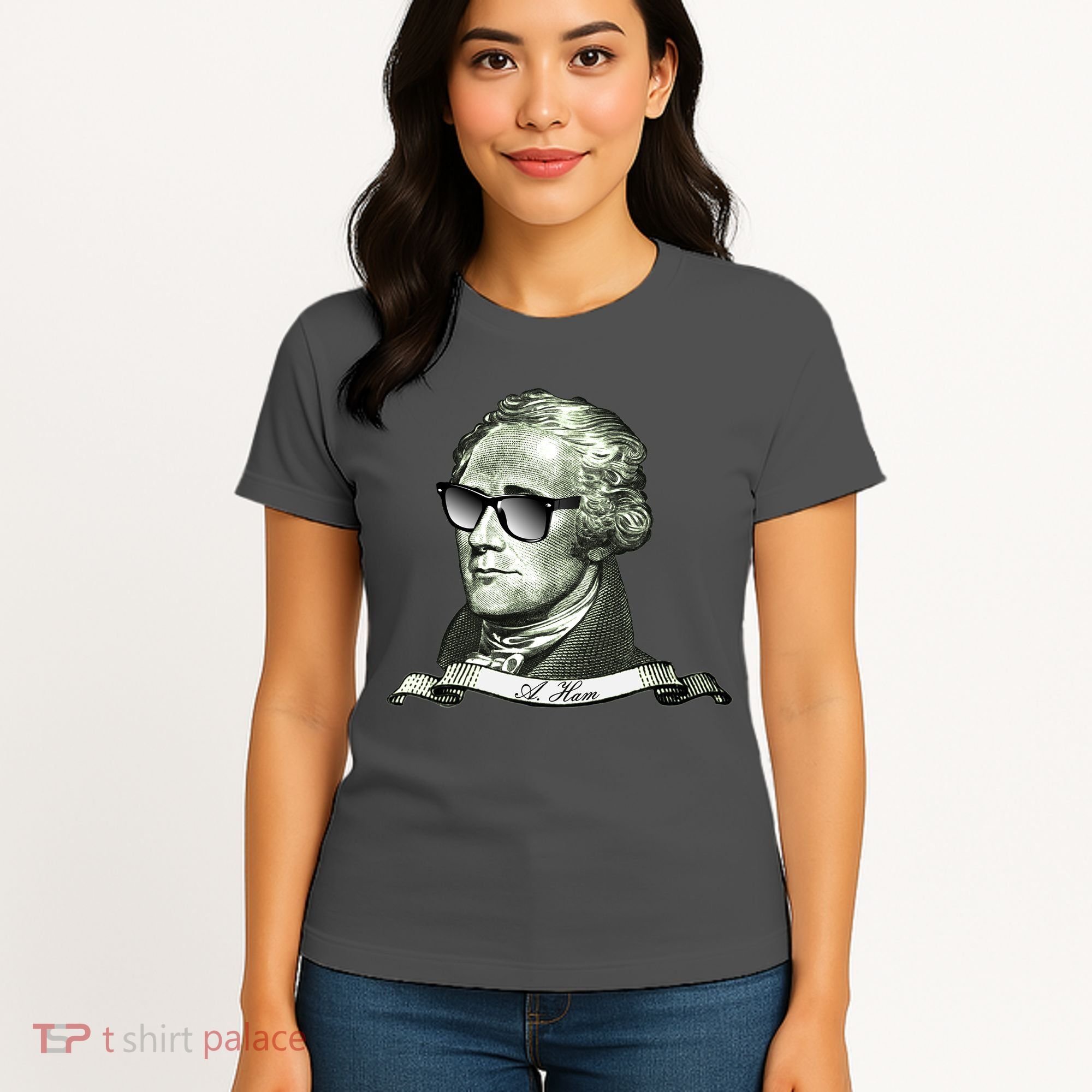 Alexander Hamilton A. Ham Sunglasses USA Women's T-Shirt