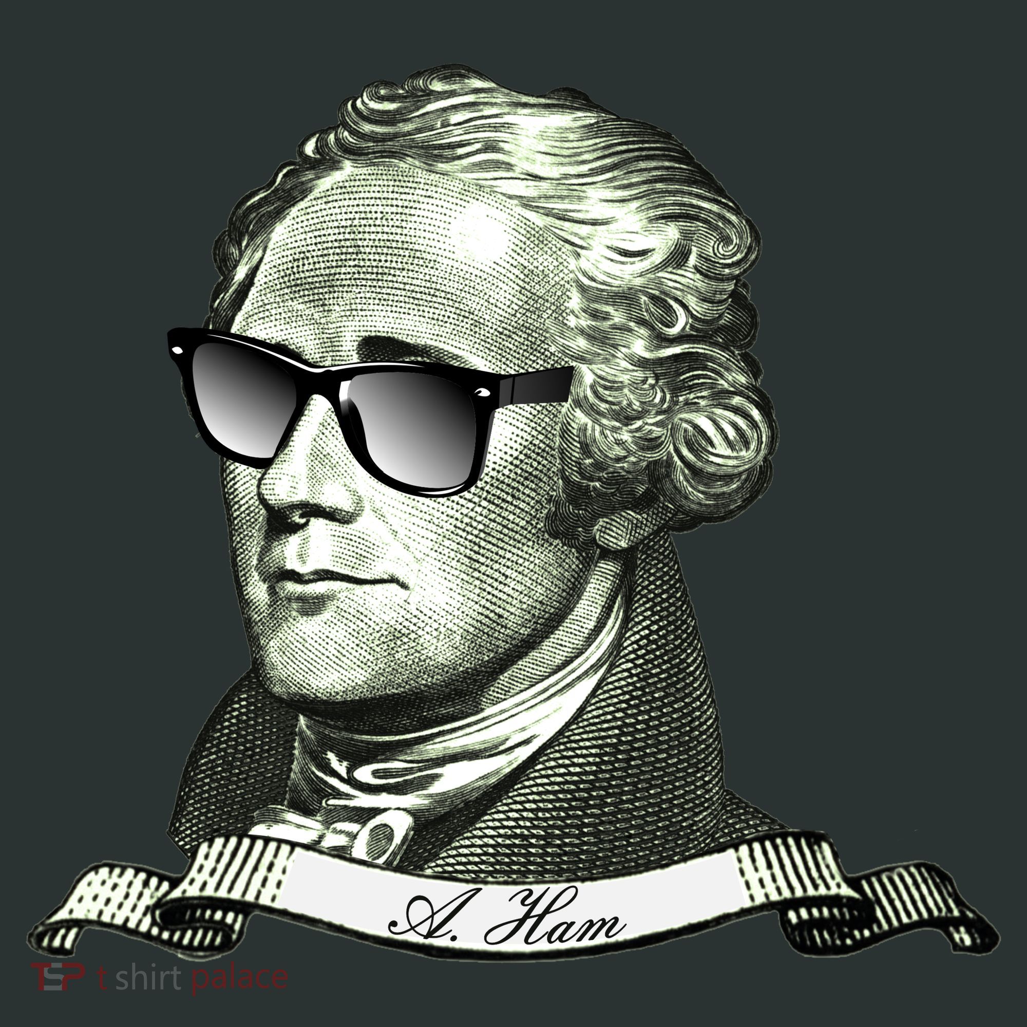 Alexander Hamilton A. Ham Sunglasses USA Kids Sweatshirt