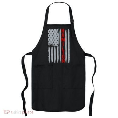 Alexander Hamilton American Vintage Flag Apron