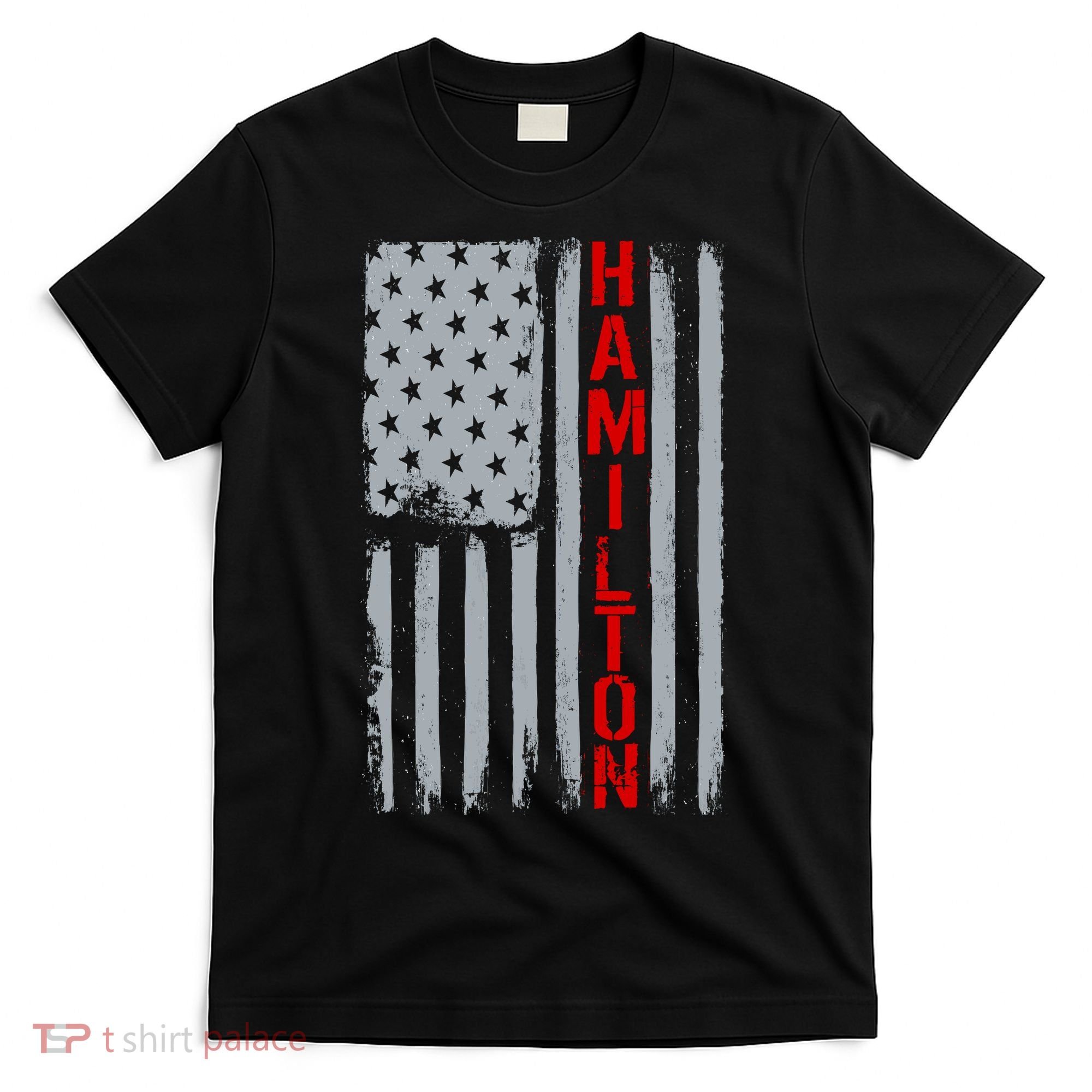 Alexander Hamilton American Vintage Flag T-Shirt