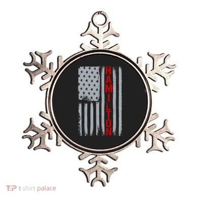 Alexander Hamilton American Vintage Flag Ornament