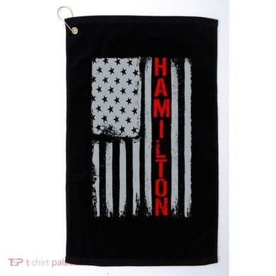 Alexander Hamilton American Vintage Flag Golf Towel
