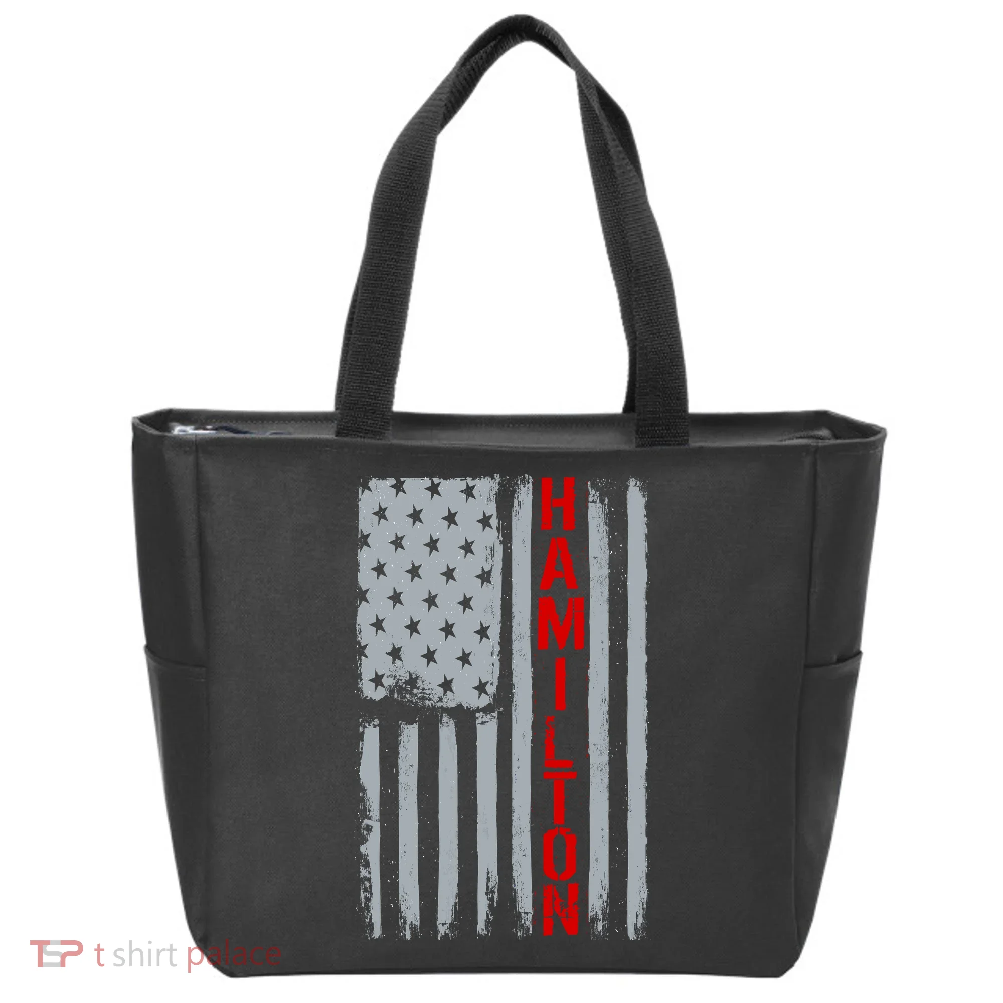 Alexander Hamilton American Vintage Flag Tote Bag